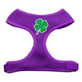 Unconditional Love Shamrock Screen Print Soft Mesh Harness Purple Large UN806210